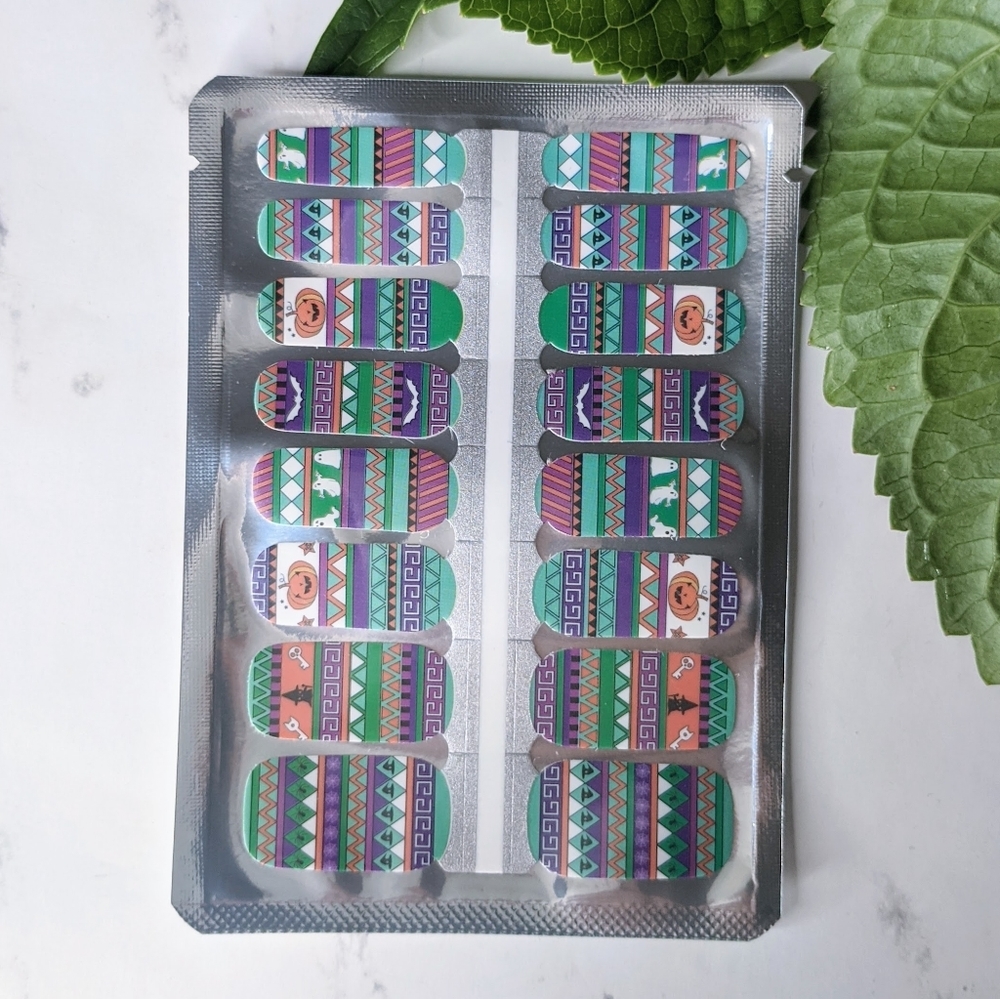 5 for $15 Nail Wrap - Boho Halloween
